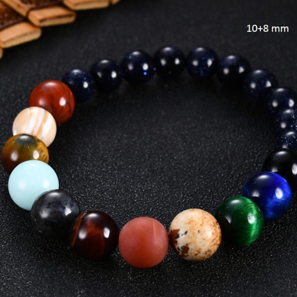 Planetary gemstone bracelet - Picture 5 of 14